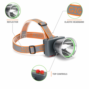 Linterna Frontal LED Láser Blanca de Alta Potencia WOSEN para Mantenimiento Industrial en Almacenes y Fábricas, Recargable, de Aluminio, con Luz Estroboscópica - Product Image 1