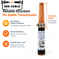 Kabel Konduktor Tembaga Telanjang HDBC Kelas B 8-4/0AWG 250-500kcmil untuk Proyek PV Surya, Kabel Pembumian ASTM Hard-Drawn EESCABLE
