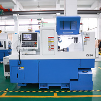 Tour CNC Z325 à 5 axes avec tête coulissante, centre d'usinage suisse, outils multiples, alimentation automatique de barres, machine de tournage de métaux, prix usine