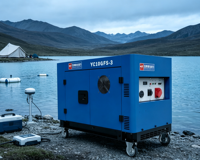 Générateur diesel silencieux YuChai YC10GFS-3 10 kW, triphasé, puissance égale, monophasé 400 V 230 V, groupe électrogène V-Twin 11 kW max, démarrage électrique
