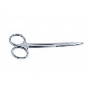Tijeras Curvas de Iris de Punta Fina de 11.5 cm, Instrumento de Corte Quirúrgico de Precisión, Acero Inoxidable de Grado Médico, Cirugía General - Product Image 1