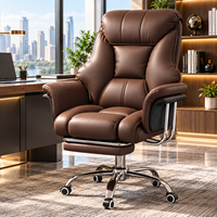 Fauteuil de Direction Confortable pour Longues Sessions, Chaise d'Ordinateur pour Bureau à Domicile, Fauteuil Canapé d'Ordinateur Professionnel, Confortable Boss A9