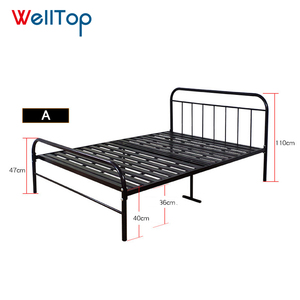 Furniture Easy Assemble <strong>Bed</strong> <strong>Frame</strong> Metal Queen <strong>Platform</strong> <strong>Bed</strong> <strong>Frame</strong> VT-14.018 - Product Image 3