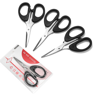 De Xin Scissors 12cm Stainless Steel Straight Blade For Craft And Office Use - Product Image 1