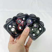 Protection d'objectif d'appareil photo en métal coloré populaire pour iPhone 14 Pro Max, protection d'écran pour iPhone 13 Pro Max et 15 Pro Max
