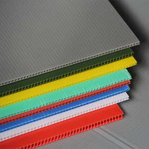 Quality Hollow Fluted Corrugated PP honeycomb cardboard Multi color corrugated plastic sheet