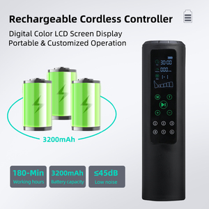 Máquina de Terapia de Compresión Secuencial Intermitente de 6 Cámaras, Masajeador de Piernas para Drenaje Linfático, 12 Modos, Control Remoto Inalámbrico, Temporizador - Product Image 2