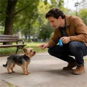 Bolsas para excremento de perro Huamaohengchun, azules, 12.2 * 8.66 pulgadas (31 x 22 cm), material de polietileno - Product Image 4