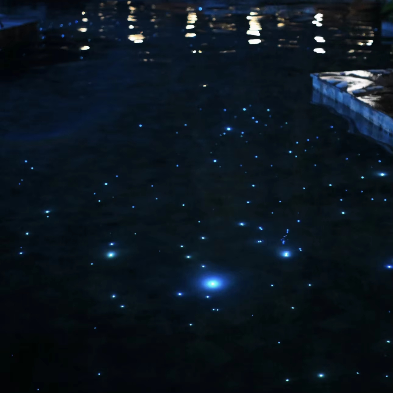 LED Underwater Pool Lights with Fiber Optic RGBW IP66 Waterproof DMX512 Control 45W-150W for Outdoor & Sensory Use