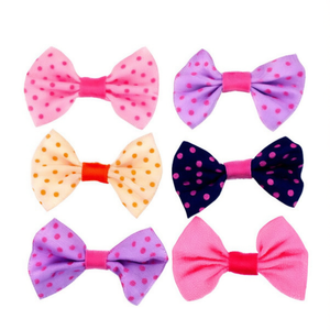 โบว์ผ้า Ilan 6 ชิ้น คละสี สำหรับเด็ก เครื่องประดับผม - Product Image 2