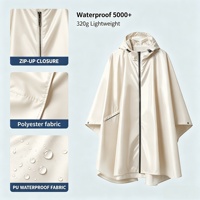 Imperméable multifonctionnel 3-en-1 pour l'extérieur : tente, randonnée, alpinisme, camping – Cape/Imperméable compact en PU