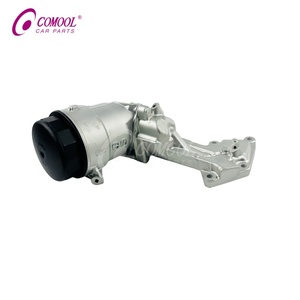 Ensemble de boîtier de filtre à huile COMOOL A6421801410 A642180141064 A6421800010 pour refroidisseur d'huile moteur en aluminium Mercedes-Benz OM642 642 - Product Image 3