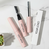 Gel fixateur de sourcils imperméable personnalisé en gros, brosse double tête, tenue 18 heures, transparent, sans grumeaux, pour des sourcils 3D définis