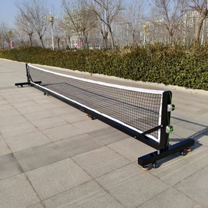 Red de Pickleball Profesional Portátil con Ruedas, Tamaño Reglamentario de 22 Pies, Sistema de Red de Pickleball Portátil con Tubo Galvanizado - Product Image 5
