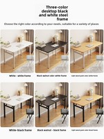 Panneau artificiel pliable Surface bureau d'ordinateur Table de bureau bureau à domicile bureau chambre Simple petit bureau d'étude minimaliste