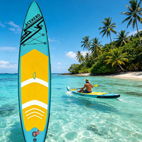 Planche de paddle gonflable pour carnaval d'été, en Drop Stitch, écologique, pour jeux aquatiques sur lac et rivière, idéale pour parents, enfants, couples et rendez-vous amusants