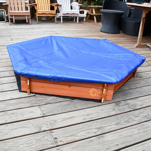 <span class=keywords><strong>Bac</strong></span> à <span class=keywords><strong>sable</strong></span> en bois hexagonal pour enfants - Product Image 2