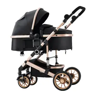 便宜的工厂价格可折叠婴儿汽车座椅和幼儿婴儿车套装新的高景观袋贝贝折叠马车