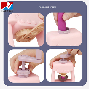 Machine à glace en pâte à <span class=keywords><strong>modeler</strong></span> colorée, jouet de simulation alimentaire, ensemble de création de modèles en argile colorée - Product Image 2