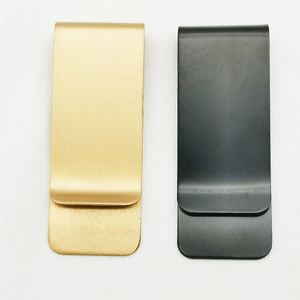 Custom Engraved Logo Stainless Steel Metal Blank <b>Money</b> <b>Clip</b> - Product Image 2