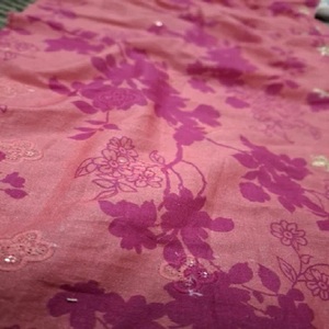 Tela de Algodón Cambray con Estampado Étnico Digital de Primera Calidad, con Bordado, para Confección de Prendas y Vestidos - Product Image 4