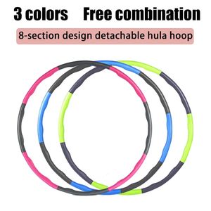 Fat Burning Exercise <b>Ring</b> Weighted Hula <b>Ring</b> Loop for Adults Detachable <b>Size</b> <b>Adjustable</b> Hoola Loop - Product Image 2