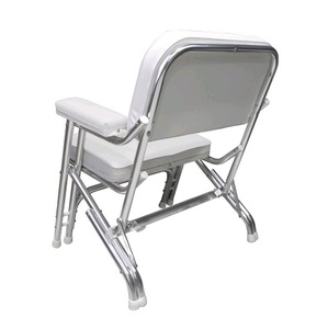 Silla plegable de aluminio con marco de aluminio, asiento de barco - Product Image 3