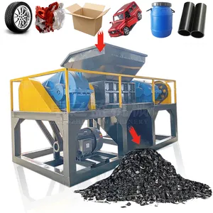 Hollow Plastic pallet containers Injection product Plant recycle Machinery To crush shred Grinding Rubber Tyre Powder For Sale