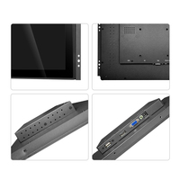 10.1 11.6 15.6 18.5 21.5 23.8 pouces extérieur haute luminosité 1000 nits écran plat étanche LCD industriel écran tactile moniteur
