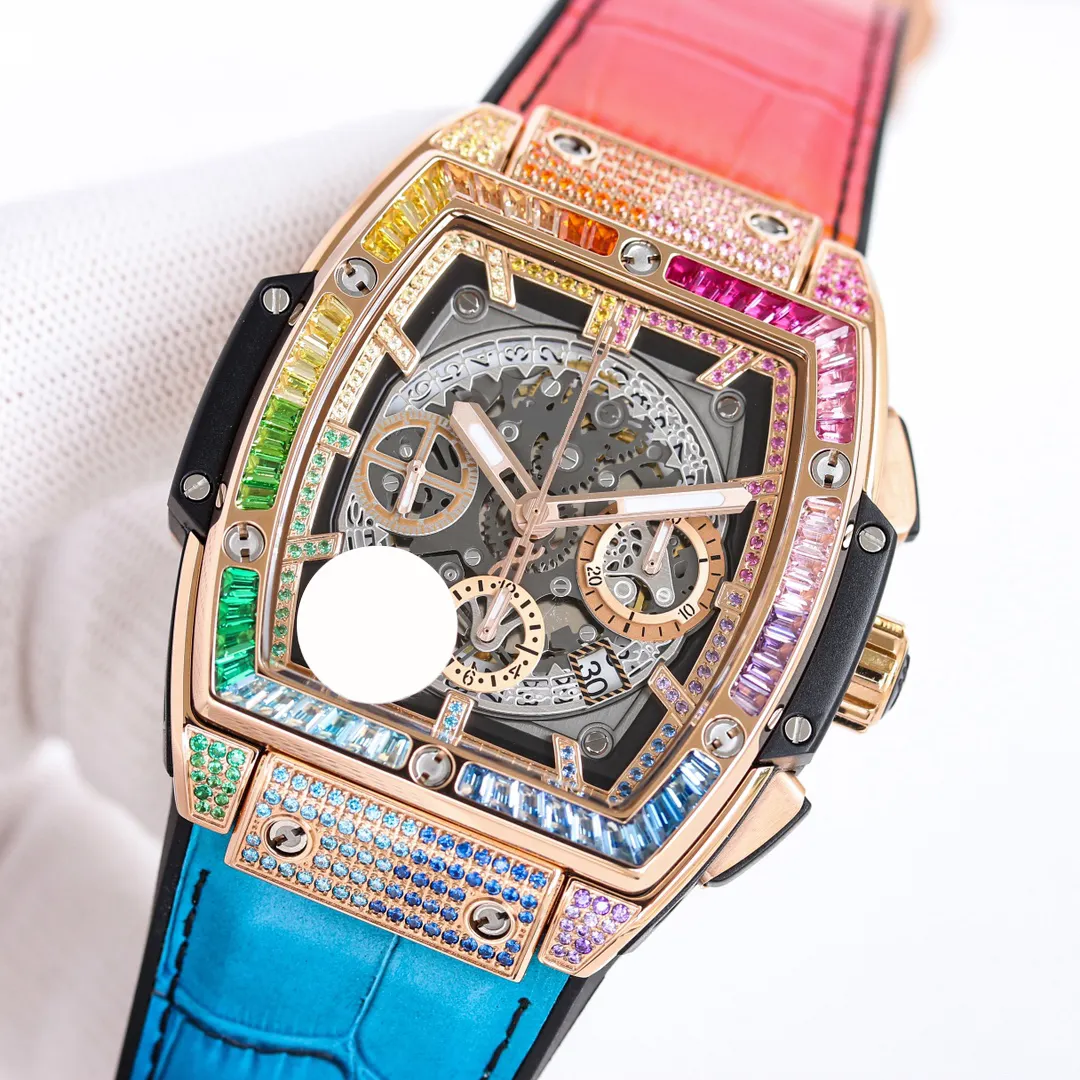 最高品質のスチームパンクビジネスドレスステンレス鋼自動スケルトン時計機械式自動腕時計メンズブランド