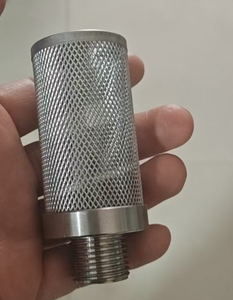 อะไหล่เครื่องดูดฝุ่นปรับแต่งด้ายชาย1/4 "SUS304แยกฝุ่นสแตนเลสหัวตาข่ายกรอง - Product Image 5