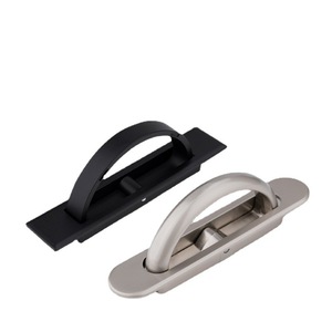 Tiradores de Muebles de Aleación de Zinc, Forma de Barra, Diseño Minimalista, para Cajones y Armarios, Fácil Instalación, Tiradores Ocultos - Product Image 1