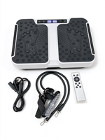 Plateforme vibrante pour tout le corps, plateforme vibrante de massage des pieds avec télécommande et bandes de résistance, machine de fitness amincissante pour la maison