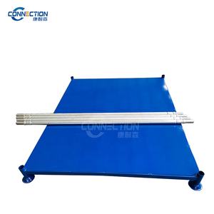 Estante para bolsas grandes con revestimiento en polvo estable para almacén, estante apilable para almacenamiento de carga, estante para palés, estante logístico para transporte, estante para montacargas - Product Image 5