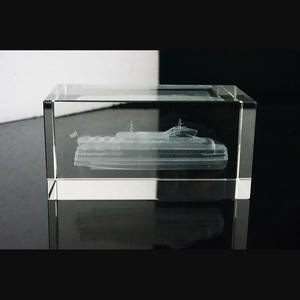 Complete Maten Gesneden In Kristallen Kubus Snelle Levering <span class=keywords><strong>Model</strong></span> Met Verschillende Tekst Logo Ornamenten Ambacht - Product Image 4