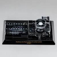 Modèle de centrale nucléaire Bry221024, cadeaux commémoratifs haut de gamme sculptés