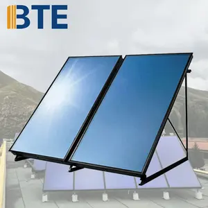 太陽熱温水器システム用の高効率ブルーチタンフラットプレートソーラーパネルコレクター
