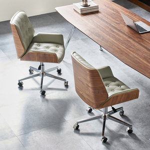 Silla de Oficina Ejecutiva Moderna con Ajuste de Altura, Silla de Escritorio Giratoria Cómoda para Largas Jornadas de Trabajo - Product Image 5