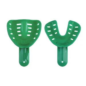 12 bandejas de impresión dental de plástico duradero para dentistas, soporte para dientes, herramientas y accesorios de laboratorio de odontología - Product Image 3