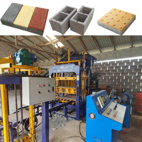 Mesin Blok untuk Dijual Mesin Bata Otomatis Mesin Blok Beton Mesin Paving Semen Pabrik Blok Beton Berlubang Interlocking