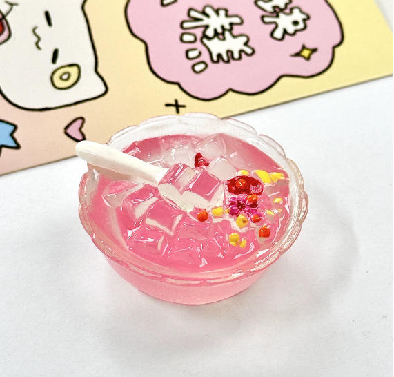 ผงน้ำแข็งสีชมพู