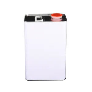 Cheap Used For Petrol Oil Paint Chemicals Rectangular F-style 4l Metal Tin Cans