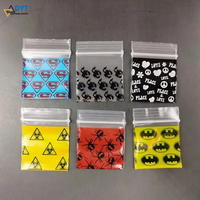 Emballage de stockage de poudre en plastique personnalisé Mini sac à fermeture éclair pour pommes avec motif imprimé