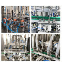 Machine de remplissage de liquides industrielle, équipement automatique d'embouteillage de vin, ligne de production à haute vitesse, usine à économie d'énergie