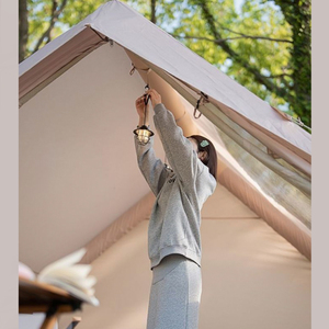 4-6 người không thấm nước Windproof Inflatable Lều cắm trại với máy bơm dễ dàng thiết lập một phòng ngủ lưới Windows & cửa ra vào - Product Image 5