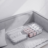 Organisateur de sachets de thé avec cloisons amovibles, boîte de rangement pour armoires de cuisine contenant des sacs à boissons et des tiroirs