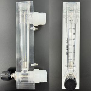 空気ロタメータパネル空気流量計調節可能なバルブ付きアクリルガス流量計 - Product Image 3