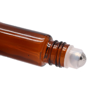 Flacons roll-on en verre pour huiles essentielles et parfums, couleur ambre transparente, 5ml et 10ml, personnalisables, en stock – Meilleures ventes