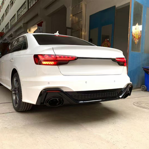 Kit carrosserie PNB de conception nouvelle, pare-chocs arrière avec diffuseur pour Audi A4 B9.5, mise à niveau vers le type RS4 2020-2024, à visser - Product Image 3