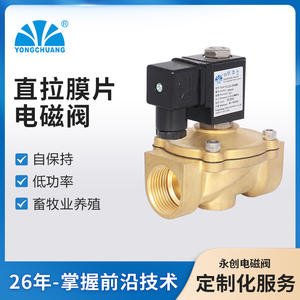 Vanne solénoïde à diaphragme à traction directe Yuyao Yongchuang YCL31, bobine à faible puissance auto-tenue, fabricant de vannes de commande - Product Image 4